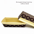 Miniatyrbild 5 av 8: 5/25PCS Brödpanna Brunt papper Rektangel Brownie Toast Box 25pcs