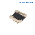 Miniatyrbild 1 av 8: DFN8 WSON8 MLF8 MLP8 QFN8 till DIP8 Adapter 6*5mm 6*8 IC-program 6X8 Base