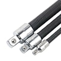 Miniatyrbild 7 av 8: 1/4 3/8 1/2 Driver Flexible Socket Extension Bar Adapter Socket 1/4