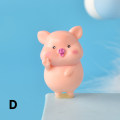 Miniatyrbild 1 av 8: Mini e Pig Figurine Djurmodell Moss Micro Landscape Home Deco D