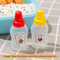 Miniatyrbild 7 av 8: Mini portabel liten såsbehållare Tomatssåssalladsdressing Honey