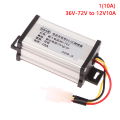 Miniatyrbild 1 av 8: DC 36V 48V 60V 72V till 12V 10/15/20A 180W DC-omvandlare elektrisk 1(10A)