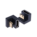 Miniatyrbild 3 av 8: 360 graders vinklad U-formad L-omvandlare Mini HD Hane till HDMI Ada A