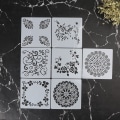 Miniatyrbild 1 av 8: 7st Craft Scrapbooking Präglingsmall Gör själv väggmålning La