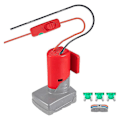 Miniatyrbild 3 av 5: Power Wheel Adapter För 12V M12 Batteriadapter Batterikonverteringskit Med Strömbrytare Säkring & Kabelanslutning