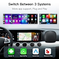 Pikkukuva 5 / 5: langaton carplay box aibox Android 13carplay Qualcomm auton yhteysboxi 4+64G 1 kpl