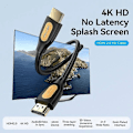 Pikkukuva 3 / 5: VENTION ALIBL 10m HDMI-A Uros-Uros PVC-kaapeli 4K HD Video HDMI-johto, tyyppi A
