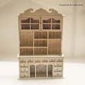 Miniatyrbilde 1 av 5: 1/12 Skala Dukkehus Miniatyr Møbler Vintage Skap Uferdig HåndlagetFA