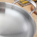 Miniatyrbillede 2 af 3: Mini Chef's Classic Rustfrit Stål Hverdags Gryde Kogegrej - Indvendig Diameter 18cm (Sølv)