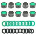 Kranluftare, vattenbesparande luftare, 20 kopplingar, 21 mm ytterdiameter, 10-pack