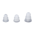 Silikonöronproppar för 4-4,5 mm, 3 storlekar Transparent