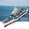 Miniatyrbillede 2 af 4: Flyvebådslegetøj til børn Køretøj Die Cast Metal Slagskib Træk Tilbage og Slip Model Krigsskib med Lys og Lyd