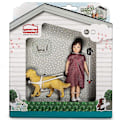 Miniatyrbild 4 av 4: Dockdocka med vit käpp och ledarhund