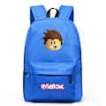 Miniatyrbillede 1 af 5: Unisex Rejsetaske Skoletaske Roblox Trykte Rygsække - FARVE: blå