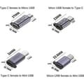 Pikkukuva 4 / 4: USB-C naaras Micro USB uros -adapteri - Type-C Micro USB -muunnin