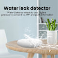 Miniatyrbild 3 av 5: IP67 Vattennedsänkningssensor Tuya Zigbee Vattenläckagedetektor Smart Larm Säkerhet Blötningssensor för Smarta Hem