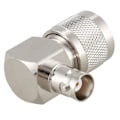 Pikkukuva 5 / 5: UHF PL259 -259 Uros - BNC Naaras Suorakulmainen RF-sovitinliitin, hopea