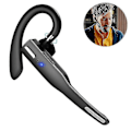 Miniatyrbilde 2 av 5: Bluetooth Ørepropp for Mobiltelefon, Bluetooth Headset Kompatibelt med Android-telefoner og iPhone. Blå