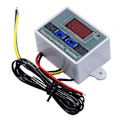Miniatyrbilde 3 av 5: 4 stk. 220V AC Digital LED Temperaturkontroller XH-W3001 For Inkubator Kjøling Varmebryter Termostat NTC Sensor NY