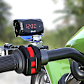 Miniatyrbild 4 av 5: 3-i-1 Motorcykel Elektronisk Klocka Termometer Voltmeter 12V IP67 Vattentät Dammtät LED-Klocka Digital Display
