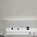 Miniatyrbillede 5 af 5: 6 Pak Mini Sorte LED Forsænkede Loftspots Mini LED Spotlight til Skabsloftlys, 3W, Varm Hvid