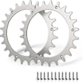 Miniatyrbillede 1 af 5: 2 x premium rustfrie søm til Worx S/m model, 2 x rustfrie skruesøm Traction Enhancer, robotplæneklipper Hjulstørrelse 205 mm (FMY)