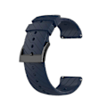 Miniatyrbillede 1 af 5: 24mm Udskiftningssilikon Universal Urrem Smartwatch Rem Til Suunto 9 - FARVE: Midnat Blå