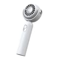 Bærbar Håndholdt Ventilator, Halsventilator, Mini Bordventilator, Multifunktionsventilator - FARVE: Hvid