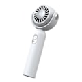 Miniatyrbillede 1 af 5: Bærbar Håndholdt Ventilator, Halsventilator, Mini Bordventilator, Multifunktionsventilator - FARVE: Hvid