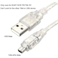 Pikkukuva 2 / 5: Cy USB uros - Firewire IEEE 1394 4-nastainen uros iLink-adapterijohto kaapeli Dcr-trv75e Dv 1m USB Firewire -kaapelille