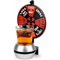 Miniatyrbilde 1 av 3: Drikkespill for voksne til fester. Hell et glass vin, snurr hjulet, gave til fester, feiringer, bursdager
