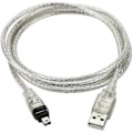 Miniatyrbillede 1 af 5: Cy Usb Han til Firewire Ieee 1394 4-benet Han Ilink Adapter Ledning Kabel Til Dcr-trv75e Dv 1m Usb Firewire Kabel #yg