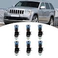 Miniatyrbillede 2 af 5: 6x 0280158020 16-1090 Brændstofinjektorer til Dodge Dakota 3.7L V6 2004-2010