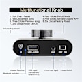 Pikkukuva 2 / 5: 2.0 kanavainen 20W+20W Bluetooth-vahvistin kaukosäätimellä, tukee Bluetooth/USB/aux-tulosta