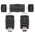 Miniatyrbilde 5 av 5: Type A U2-006-MM 3 stk. Micro USB 2.0 til Mini USB 5Pin Hann til Hunn Skjøte Data Strømadapter