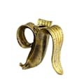 Miniatyrbilde 4 av 4: Banan Lysestake Gull Bananskall Lysestake Harpiks Ornament Hjem Skrivebord Dekorasjon GAO242246