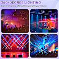 Miniatyrbilde 4 av 4: 15W RGBW LED Scenebelysning Pinspot Beam Spotlight Profesjonell DJ DISCO Party KTV Bakgrunnsbelysning Scene L