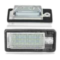 2 stk Bil LED Nummerplate Lys Lampe Hvit for - A3 S3 8P A4 B6 B7 A5 A6 4F A8 S8 C6 Cabriolet