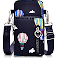 Pikkukuva 1 / 5: Matkakäsilaukku, Nylon Mini Messenger -laukku Vedenpitävä Olkalaukku-VÄRI: Tummansininen Ilmapallo