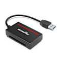 Pikkukuva 1 / 5: Cfast 2.0 -lukija USB 3.0 - SATA-sovitin Cfast 2.0 -kortille ja 2,5 tuuman HDD-kiintolevylle / SSD:n luku- ja kirjoitus