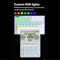 Miniatyrbilde 2 av 5: Programmerbart Makro Custom Knappetastatur RGB 6 Taster Kopier Lim Inn Mini Knapp Spilltastatur Mekanisk Hotswap Macropad