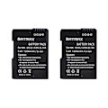 Miniatyrbillede 2 af 4: 2x En-el14 En-el14a Enel14 En El14 El14a Batteri + LCD USB Dobbeltlader Kompatibel Nikon D3100 D3200 D3300 D5100 D5200 D5300 P7000-FARVE: 1 Batteri