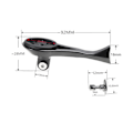 Pikkukuva 5 / 5: For Sl7 Stem Mount Holder Pyörätietokone Kamera Pyörän Varren Jatke Tukeen Kiinnike