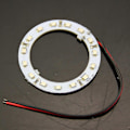 Pikkukuva 3 / 5: 2 kpl 12V 60MM 15 LED 3528 siru SMD Auton Enkeli Silmät Kirkas Punainen Rengasvalo Uusi