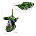 Miniatyrbilde 4 av 4: Elektrisk Universal Transformer Tank Transformer Bil Musikk Lys Transformer Militære Elektriske Lekebiler