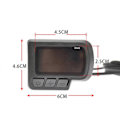 Miniatyrbillede 5 af 5: E-Bike EN06 LCD Display Kontrolpanel 24-48V, Til Elektrisk Cykel Scooter 6 Pin FQ