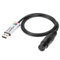 Lixada USB till DMX Interface Adapter LED DMX512 Dator PC Scenbelysningskontroller Dimmer