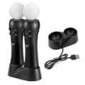 PS4 VR Move Controller Laddningsstation - Dubbla USB-portar för PlayStation Move Motion Controllers (Kontroller ingår ej)