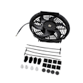 Miniatyrbilde 5 av 5: Radiatorvifte Erstatter Høy Ytelse Universal 12V 80W Reservedeler 10 tommer