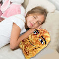 Miniatyrbild 2 av 4: Plush Leksak Kycklingnugget Cartoon Plushie Fylld Docka Sov Kudde Hem Kontor Sovrum Dekoration Barn Vuxna Meme Fans Julgåva